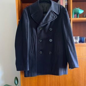 Vintage fisherman’s wool peacoat